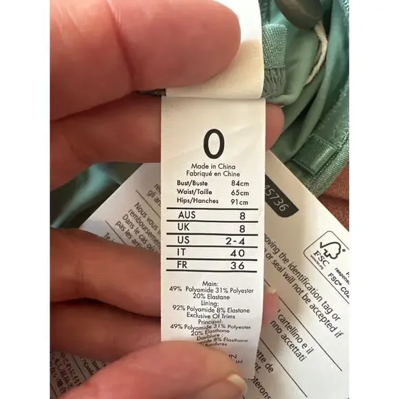 Zimmermann Lurex Cutout Bandeau One-Piece Swimsuit Size 4 NWT